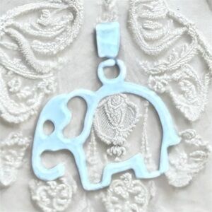 NWOT .925 Sterling Silver Elephant Pendant